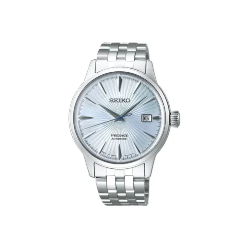 SEIKO Механический механизм Мужские часы серии Presage, 40,5 мм*47,5 мм*11,8 мм, синий