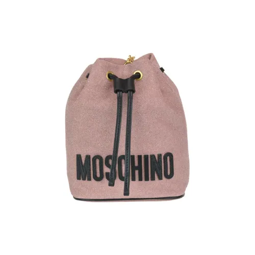 MOSCHINO Сумка-ведро из коровьей кожи сумка через плечо женская розовая