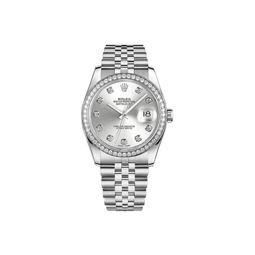 ROLEX Log Series Автоматический Механический Механизм Унисекс Часы 36 мм Белый Циферблат Корпус из Нержавеющей Стали Ремешок из Нержавеющей Стали