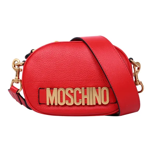 MOSCHINO Сумка через плечо из кожи женская красная