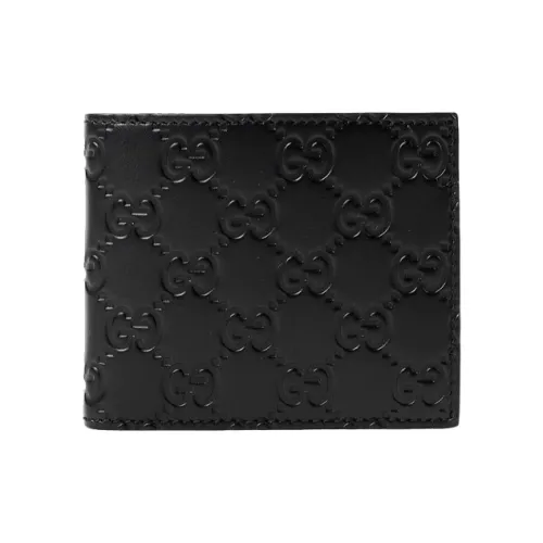 GUCCI Кошелек из коровьей кожи мужской черный