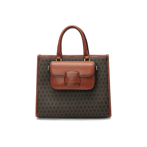 C.LI PVC Тоут Сумка Сумка для покупок Сумка через плечо Сумка Унисекс Bombay Коричневый