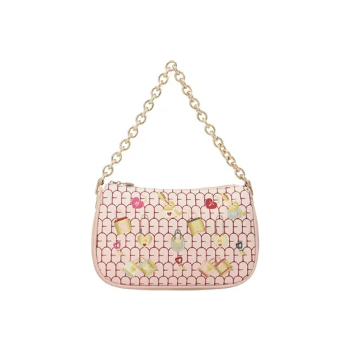 Furla Moon Телячья кожа Плечевая сумка Женская Многоцветная