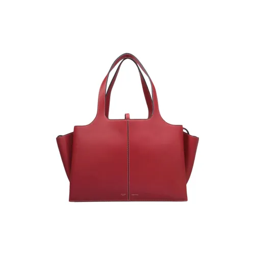 CELINE Сумка через плечо из коровьей кожи большая женская красная