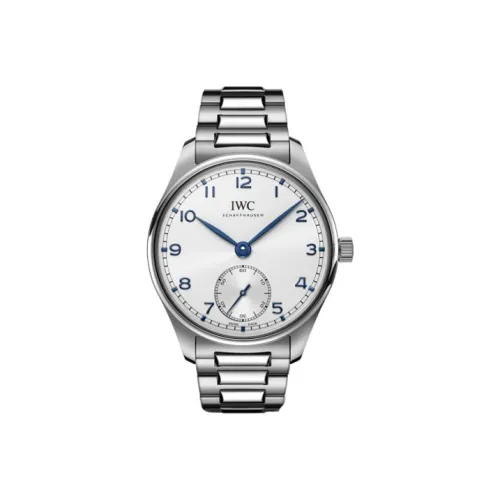 IWC Автоматический Механический Механизм Мужские Часы Portugal Series 40,4 мм Серебряные