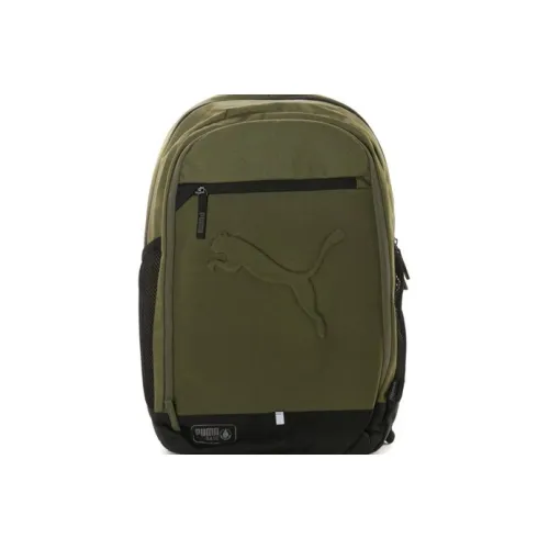 PUMA Ткань Рюкзак Стандартный Унисекс Армейский зеленый