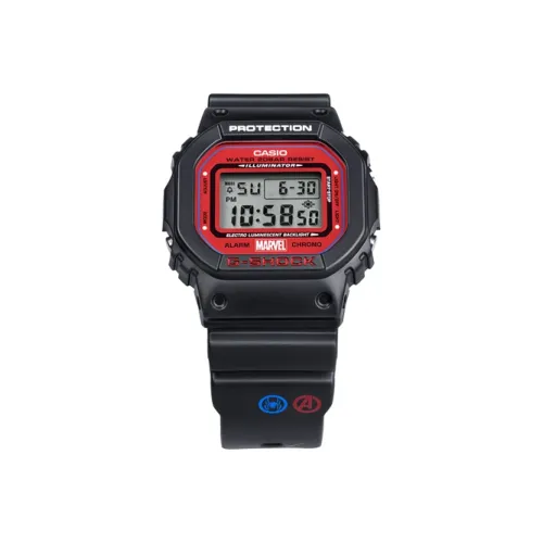 CASIO г SHOCK Collection Spider Man Подарочная коробка Кварцевый механизм Смола Ремешок Часы Мужские часы Серый циферблат
