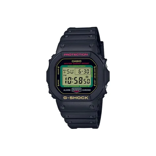 CASIO G Shock Theme Collection Кварцевый механизм Смольный ремешок Часы Мужские Черный циферблат