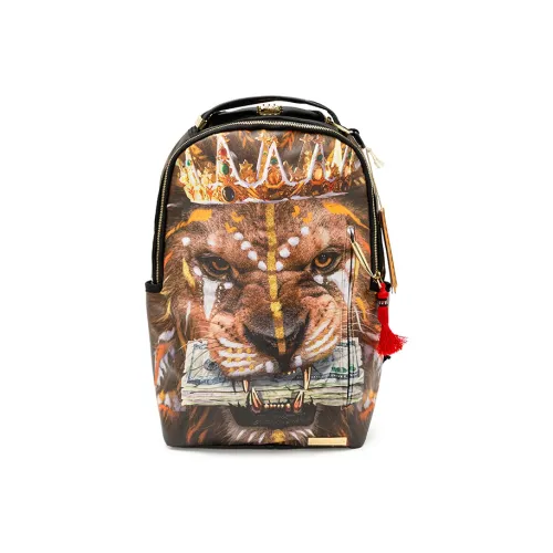 SPRAYGROUND Рюкзак из ПВХ большой унисекс коричневый