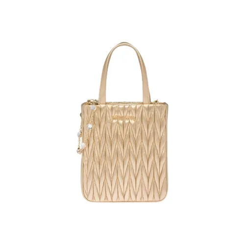 MIU MIU Lambskin Одно Плечо Клатч Женский Металлический