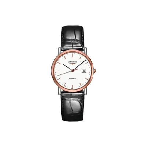 LONGINES Автоматический Механический Механизм Мужские Часы Elegant Collection 34,5 мм Белый