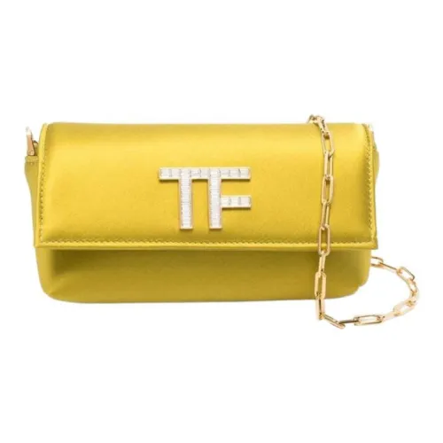 TF Satin Сумка через плечо Женская Желтая