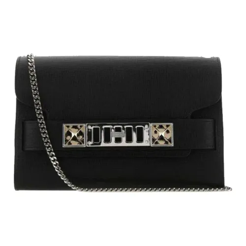 PROENZA SCHOULER Сумка через плечо из коровьей кожи женская черная