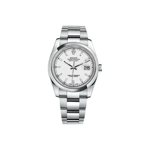 ROLEX Log Series Автоматический Механический Механизм Унисекс Часы 36 мм Белый Циферблат Корпус из Нержавеющей Стали Ремешок из Нержавеющей Стали