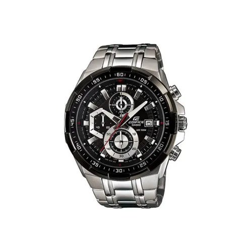 CASIO EDIFICE Collection Unicorn Кварцевый механизм Нержавеющая сталь Ремешок Часы Мужские Черный циферблат