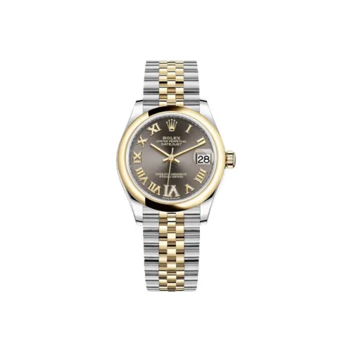 ROLEX Oyster Perpetual Datejust Автоматический Механический Механизм Женские Часы Часы 31 мм Серый Циферблат