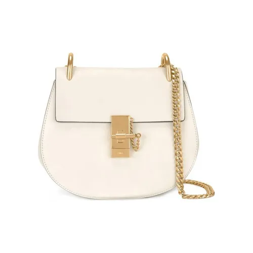 Chloe Овчина Сумка с цепочкой Сумка через плечо Сумка на плечо Женская Белая