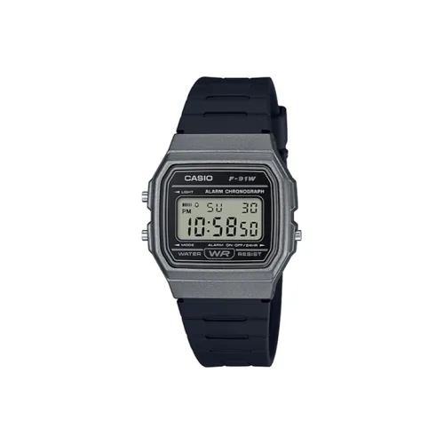 CASIO Standard Series Кварцевый механизм Смольный ремешок Часы Мужские Черный циферблат