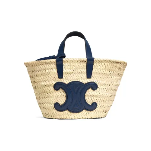 CELINE Teen Triomphe Коровья кожа Сумка Женская Морской синий