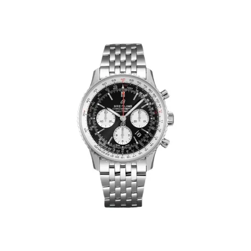 BREITLING Автоматический Механический Часы Мужской Aviation Chronograph Collection 43 мм Черные