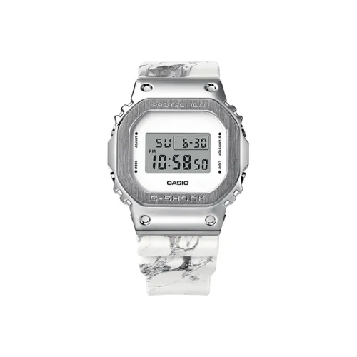 CASIO G SHOCK Collection Кварцевый механизм Смола Ремешок Часы Унисекс Серый Циферблат GM 5600MA 7PRM