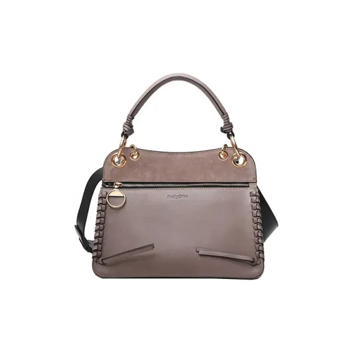 See By Chloe Сумка через плечо из телячьей кожи женская сумка Motty серого цвета