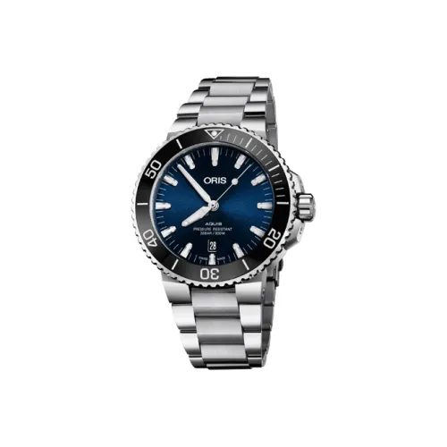 Oris Автоматический Механический Часы для Мужчин из Коллекции Diving 43,5мм*12,7мм Синий