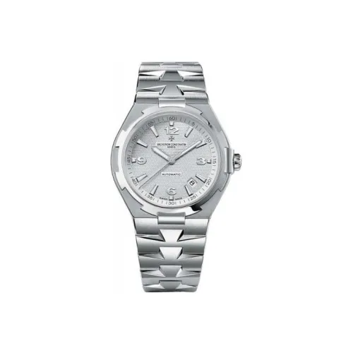 Vacheron Constantin Longitudinal And Lateral Collection OVERSEAS Кварцевый механизм Женские часы Часы 34 мм Серебристый циферблат