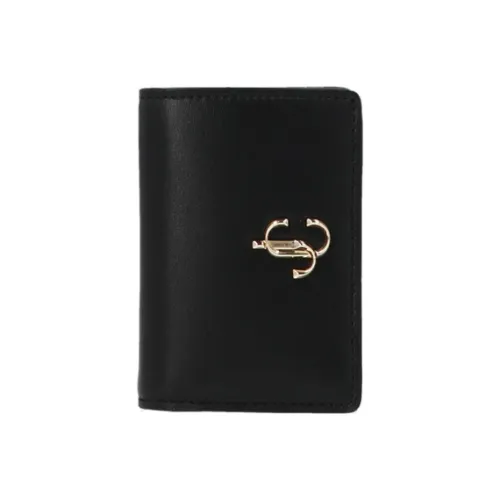 Jimmy Choo Телячья кожа Кошелек Стандартный Женский Черный