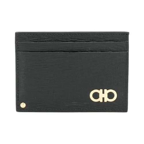 FERRAGAMO Кожа Держатель для карт Мужской Черный