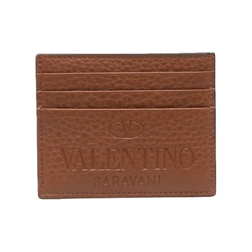 Valentino Телячья кожа Держатель для карт Мужской Коричневый