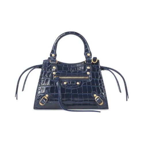 Balenciaga Сумка из коровьей кожи Mini Женская Синяя