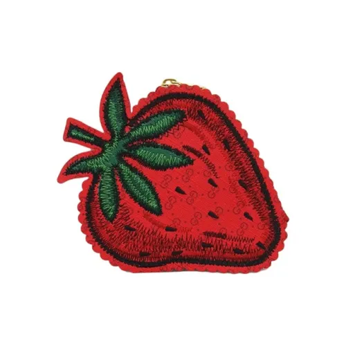 GUCCI Кожа Монетница Женская Красная