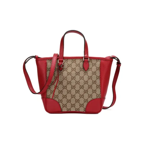 GUCCI Canvas с кожаными вставками тоут сумка для покупок сумка через плечо маленькая сумка женская цвет эбеновый красный