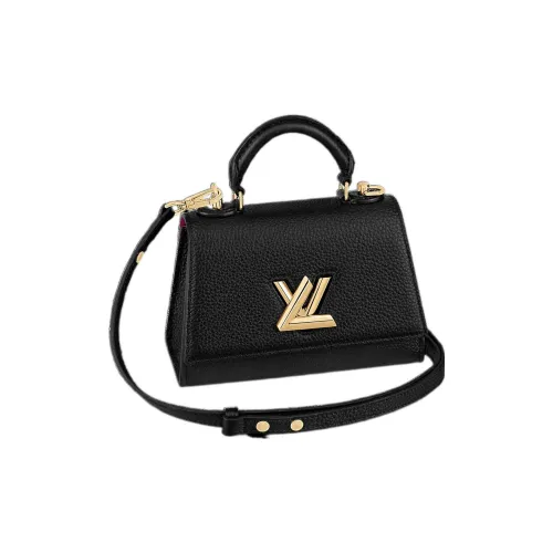 LOUIS VUITTON Twist кожаная сумка через плечо Twist сумка сумка женская черная