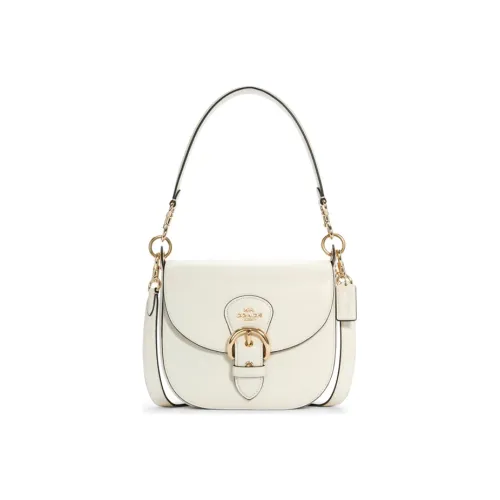 COACH Kleo Кожа Сумка через плечо Сумка на плечо Женская Белая