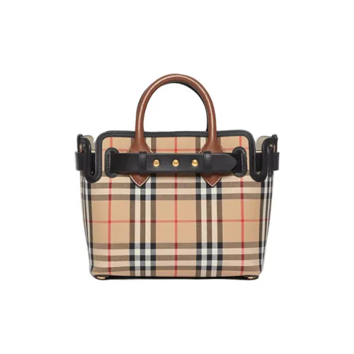 Burberry Ремень из коровьей кожи сумка через плечо одно плечо унисекс архивный бежевый