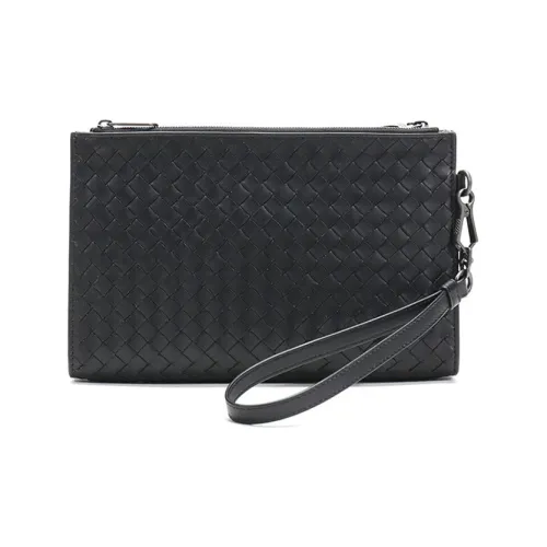 Bottega Veneta Кожа Кошелек для монет клатч стандартный мужской черный