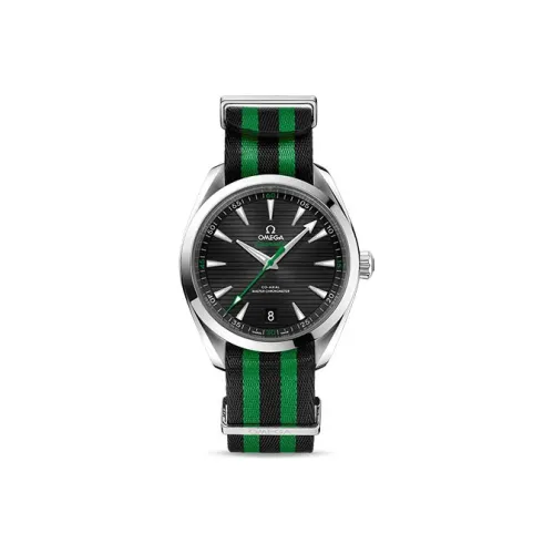 OMEGA AQUA TERRA 150 метров GOLF Edition Автоматический механический механизм Мужские часы Часы 41 мм Черный циферблат