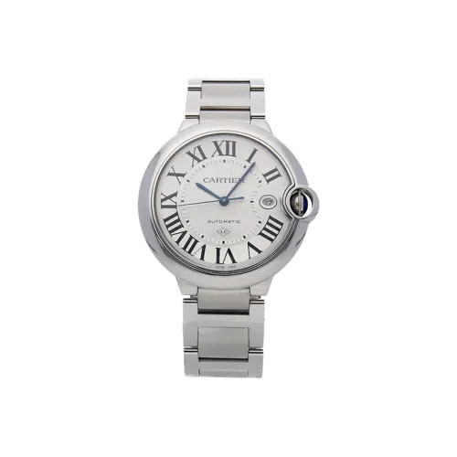 CARTIER Blue Balloon Collection Автоматический Механический Механизм Мужские Часы Часы 42,1 мм Серебристый Циферблат