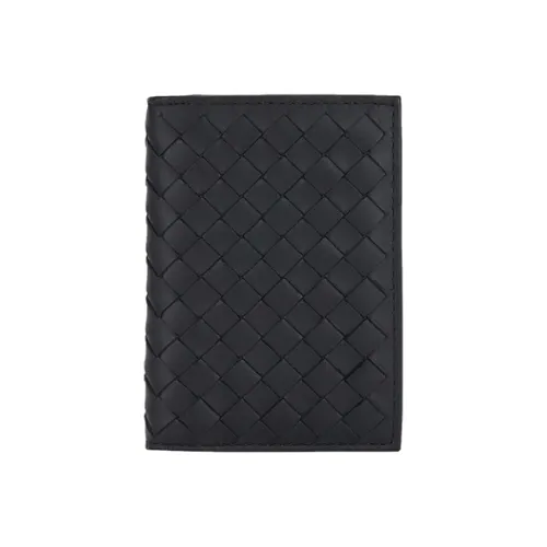 Bottega Veneta Intrecciato Коровья кожа Кошелек Мужской Черный