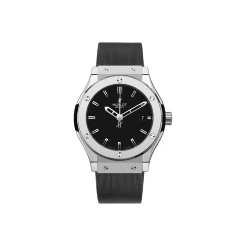 HUBLOT Автоматический Механический Механизм Мужские Классические Фьюжн Часы 45 мм Черные