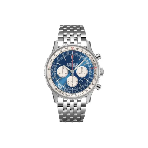 BREITLING Автоматический Механический Часы Мужские Aviation Chronograph Collection 46 мм Синий