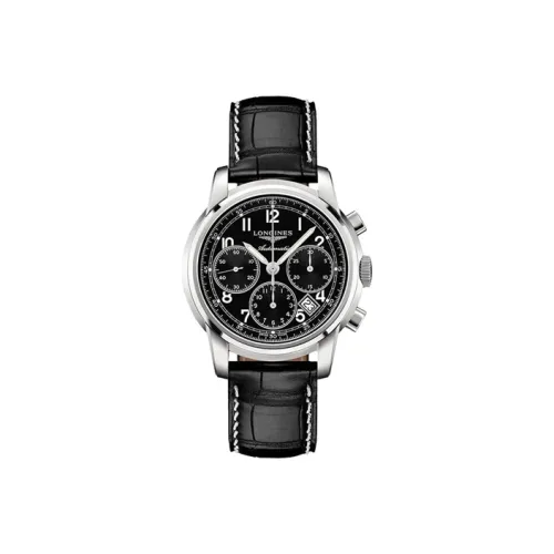 LONGINES Автоматический Механический Механизм Мужские Часы Soimia Collection 39 мм Черные