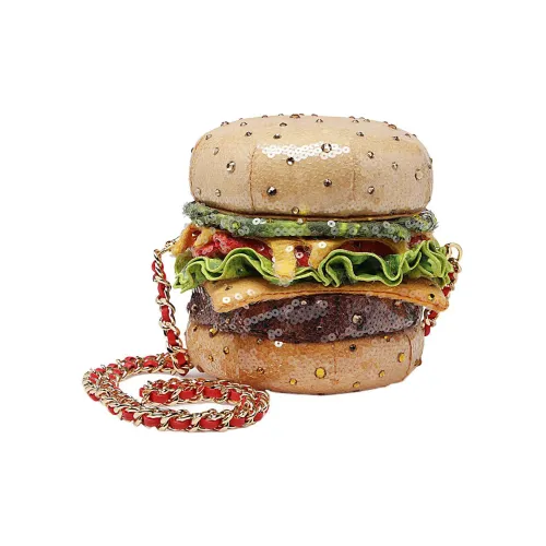 MOSCHINO Сумка через плечо из кожи женская многоцветная