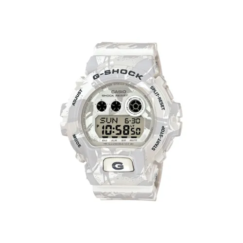 CASIO Jungle Camouflage Theme Collection Кварцевый механизм Смольный ремешок Часы Мужские Белый циферблат