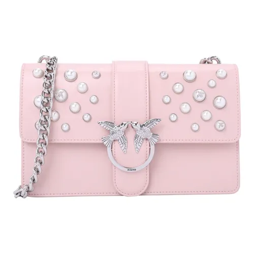 PINKO Коровья кожа Swallow Сумка Сумка через плечо Женская Розовая