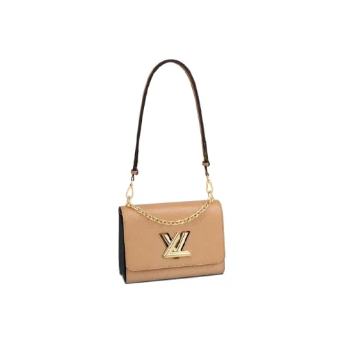 LOUIS VUITTON Twist кожа EPI сумка через плечо стандартная женская песочного цвета