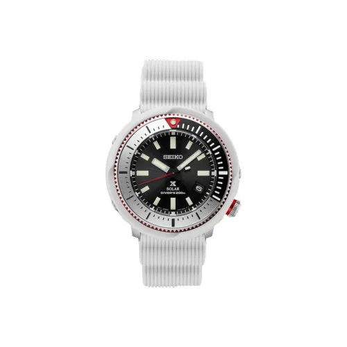 SEIKO PROSPEX Collection Солнечный кварцевый механизм силиконовый ремешок мужские часы черный SNE545