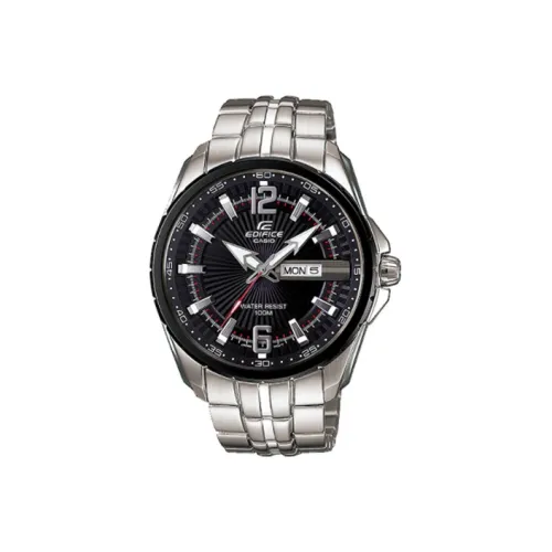 CASIO EDIFICE Collection Кварцевый механизм нержавеющая сталь ремешок часы для мужчин черный циферблат EF 131D 1A1V